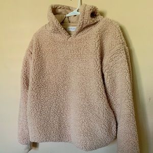 Fluffy Tan Sweatshirt!!!